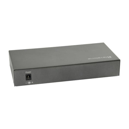 Levelone gep-0823 8-port gigabit poe switch, 802.3at af poe, 120w