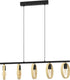 Eglo ipsden hanglamp - e27 - 100,5 cm - zwart bruin