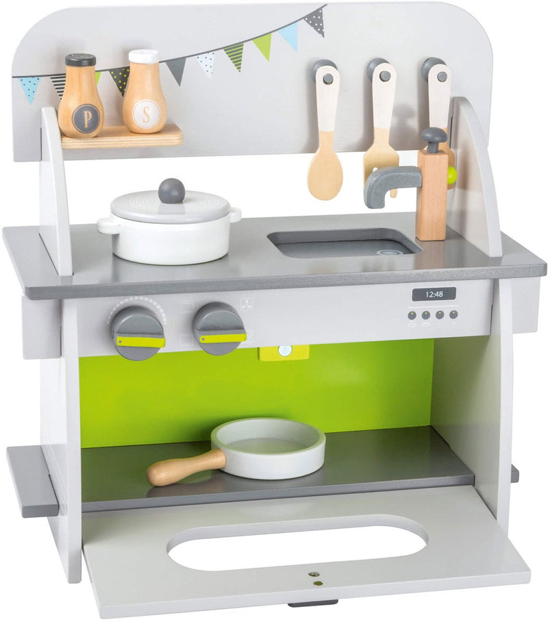 Afbeelding laden in galerijviewer, Small foot - houten speelkeuken compact, 9dlg.
