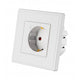 Woox r4054 smart inbouw stopcontact powered by tuya, 16a, 3680w, wi-fi, white