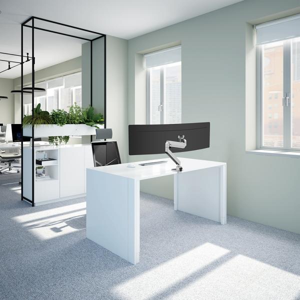 Afbeelding laden in galerijviewer, Neomounts neomounts neomounts nm-d775silverplus flat screen desk mount 1x 10 49 , 18kg, desk clam
