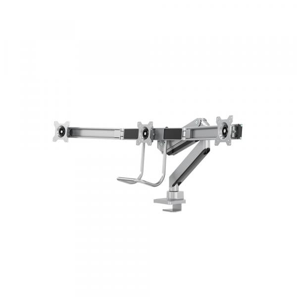 Afbeelding laden in galerijviewer, Neomounts neomounts nm-d775dx3silver flat screen desk mount, 17 27 , 6 kg, 100x100 mm, clamp, sil
