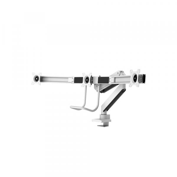 Afbeelding laden in galerijviewer, Neomounts neomounts nm-d775dx3white flat screen desk mount, 17-27 , 6 kg, 100x100 mm, clamp, white
