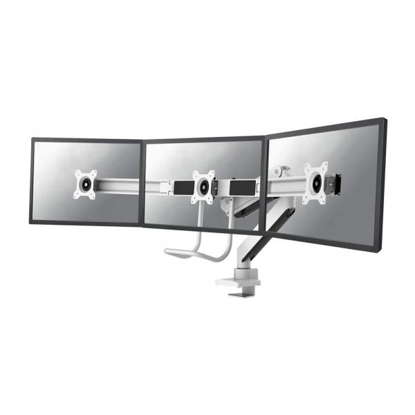 Afbeelding laden in galerijviewer, Neomounts neomounts nm-d775dx3white flat screen desk mount, 17-27 , 6 kg, 100x100 mm, clamp, white
