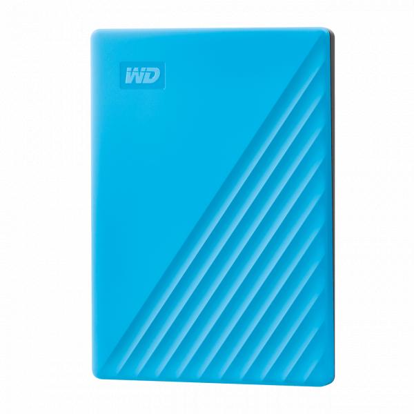Afbeelding laden in galerijviewer, Western digital wdbpkj0040bbl-wesn my passport external hdd, 4tb, usb 3.2 gen 1, blue
