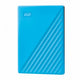 Western digital wdbpkj0040bbl-wesn my passport external hdd, 4tb, usb 3.2 gen 1, blue