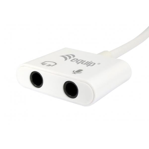 Afbeelding laden in galerijviewer, Equip 133460 usb to audio adapter, usb type-c -> 3.5mm jack
