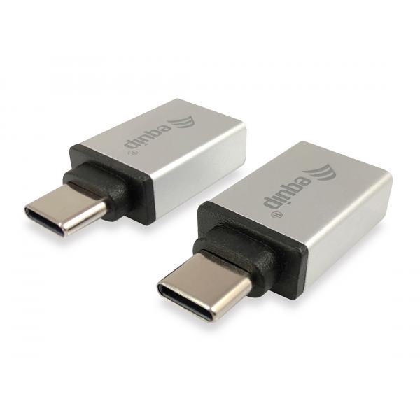 Afbeelding laden in galerijviewer, Equip 133473 usb adapter, usb type c -> usb type a, male female, silver
