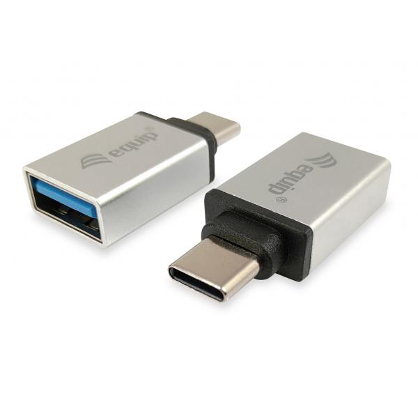 Afbeelding laden in galerijviewer, Equip 133473 usb adapter, usb type c -> usb type a, male female, silver
