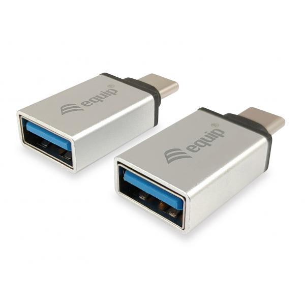 Afbeelding laden in galerijviewer, Equip 133473 usb adapter, usb type c -> usb type a, male female, silver
