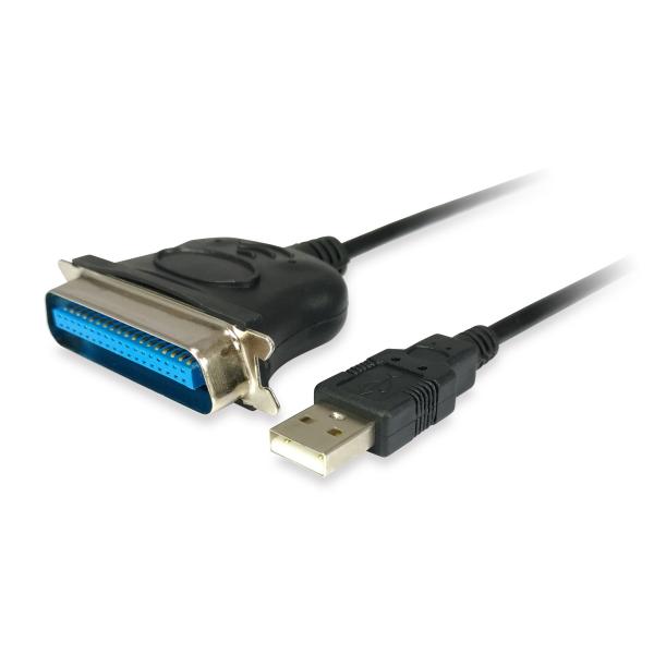 Afbeelding laden in galerijviewer, Equip 133383 usb to parallel adapter cable, usb 2.0 -> ieee1284, male male, black
