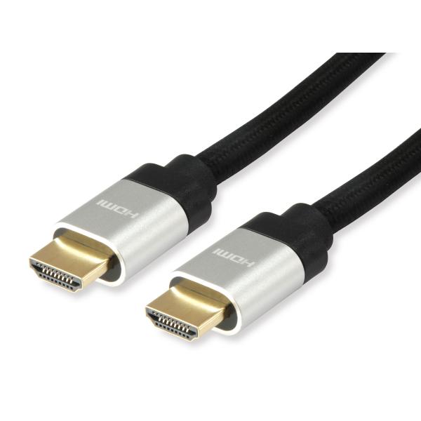 Afbeelding laden in galerijviewer, Equip 119381 hdmi 2.1 ultra high speed cable, hdmi type a -> hdmi type a 48 gbit s, arc, 2m, black
