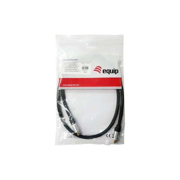 Afbeelding laden in galerijviewer, Equip 119381 hdmi 2.1 ultra high speed cable, hdmi type a -> hdmi type a 48 gbit s, arc, 2m, black

