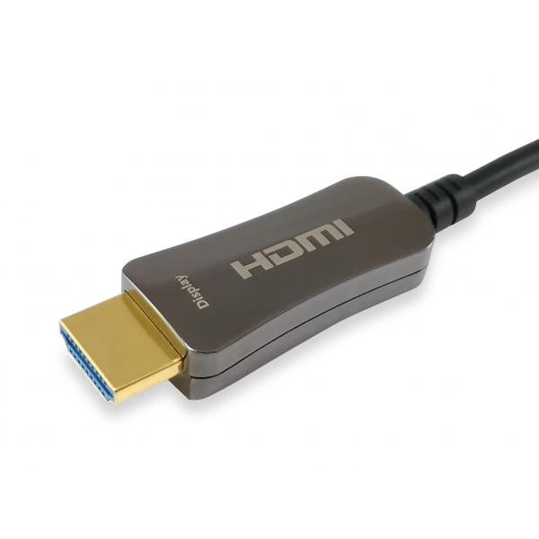 Afbeelding laden in galerijviewer, Equip 119430 hdmi 2.0 active optical cable, hdmi type a -> hdmi type a 3d, 18 gbit s, 30m, black
