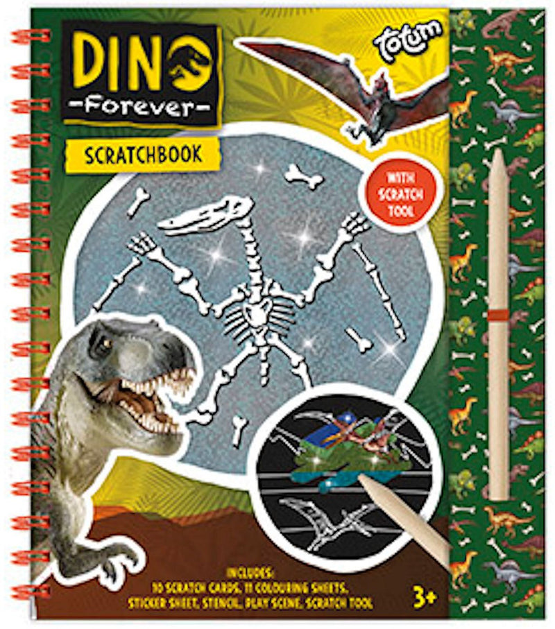 Afbeelding laden in galerijviewer, Totum dino forever - scratch boek
