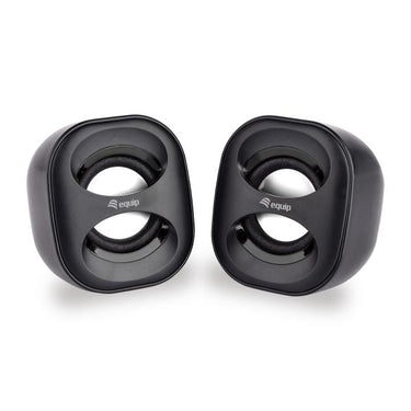 Equip 245330 mini usb speaker, 2.0 channels, wired, 3 w, 90 - 20 hz, 40 o, black