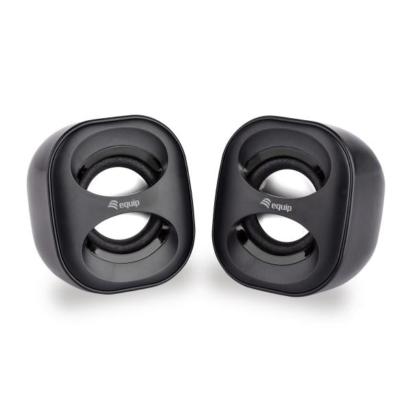 Afbeelding laden in galerijviewer, Equip 245330 mini usb speaker, 2.0 channels, wired, 3 w, 90 - 20 hz, 40 o, black
