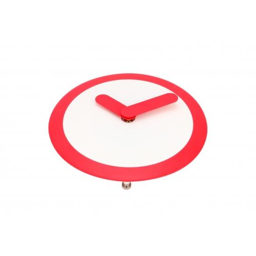 Afbeelding laden in galerijviewer, Nextime klok 2615ro focus, ø25 cm, wall, white red
