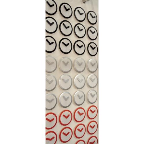 Afbeelding laden in galerijviewer, Nextime klok 2615zi focus, ø25 cm, wall, white silver
