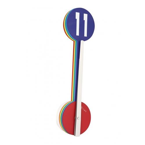 Afbeelding laden in galerijviewer, Nextime klok 2995di colour guide, ø 60 cm, wall, multi-color
