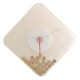 Nextime klok 3006 coins, 35x35 cm, wall, transparent