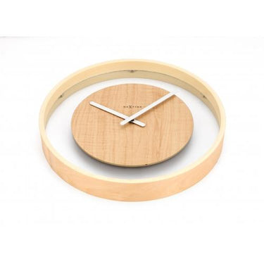 Nextime klok 3046 wood loop, ø30 cm, wall, wood