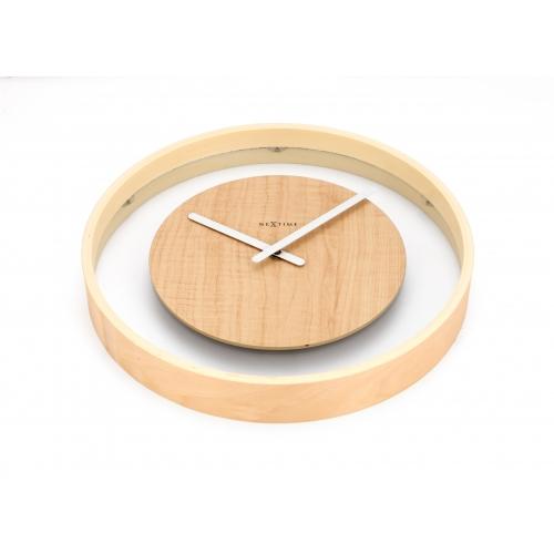 Afbeelding laden in galerijviewer, Nextime klok 3046 wood loop, ø30 cm, wall, wood
