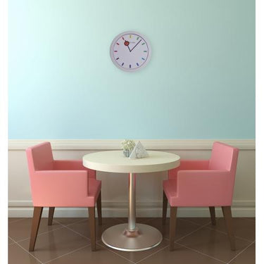 Nextime klok 3048 color change, ø28 cm, wall, white multi-color
