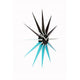 Nextime klok 3051bl nova, ø50 cm, wall, black blue