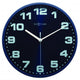 Nextime klok 3053bl dash blue, ø 35 cm, wall, blue