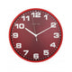 Nextime klok 3053ro dash red, ø35 cm, wall, red silver