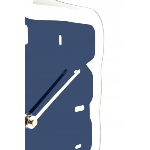 Afbeelding laden in galerijviewer, Nextime klok 3072bl thumbs up, 40.5x41.5 cm, wall, blue silver
