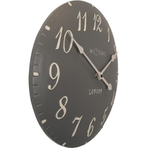 Afbeelding laden in galerijviewer, Nextime klok 3084gs london arabic, ø34.5cm, wall, gray white
