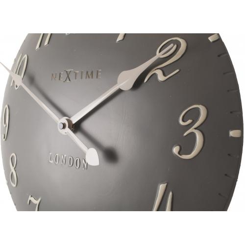 Afbeelding laden in galerijviewer, Nextime klok 3084gs london arabic, ø34.5cm, wall, gray white
