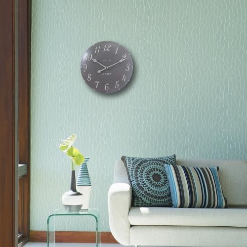 Afbeelding laden in galerijviewer, Nextime klok 3084gs london arabic, ø34.5cm, wall, gray white
