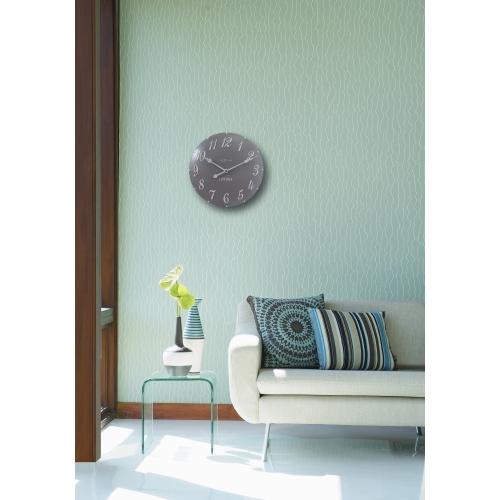 Nextime klok 3084gs london arabic, ø34.5cm, wall, gray white