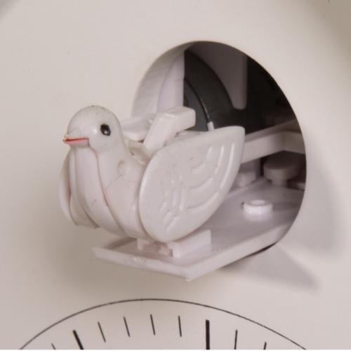 Afbeelding laden in galerijviewer, Nextime klok 3108bl birdy, 24.5x25.5x9.8 cm, wall, blue white
