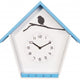 Nextime klok 3109bl cuckey, 30.5x33x11 cm, wall, blue white