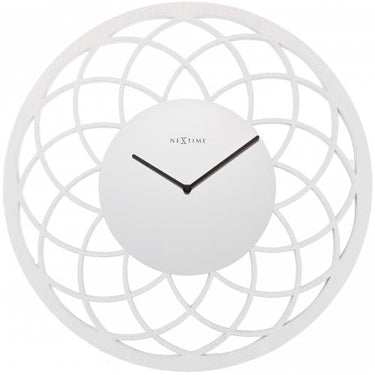 Nextime klok 3115wi big dreamcatcher, ø60 cm, wall, white