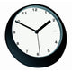 Nextime klok 5174zw balance, ø18.5 cm, wall, black