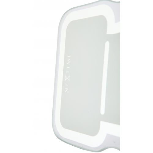 Afbeelding laden in galerijviewer, Nextime klok 5185wi mini thumbs up, 20.5x21 cm, wall, white silver
