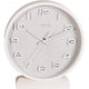 Nextime klok 5192wi wood wood small 22x20 cm, wall, white