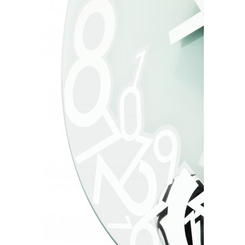 Nextime klok 8115 dropped, ø43 cm, wall, silver
