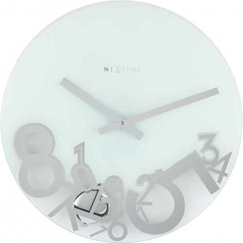 Afbeelding laden in galerijviewer, Nextime klok 8115 dropped, ø43 cm, wall, silver
