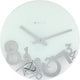 Nextime klok 8115 dropped, ø43 cm, wall, silver