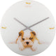 Nextime klok 8136 puppy, ø43 cm, wall, white beige