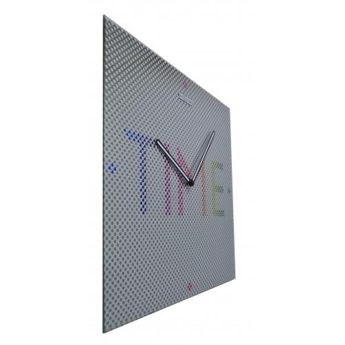 Afbeelding laden in galerijviewer, Nextime klok 8165 mistery - time, 43x43 cm, wall, metal
