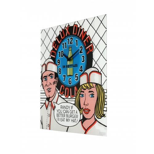 Afbeelding laden in galerijviewer, Nextime klok 8167 delux diner, 43x43cm, wall, multi-color
