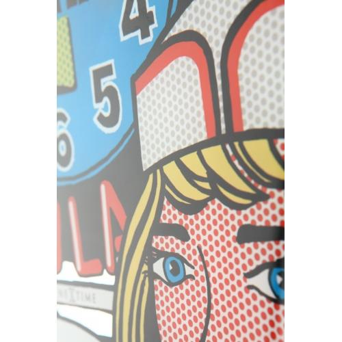 Afbeelding laden in galerijviewer, Nextime klok 8167 delux diner, 43x43cm, wall, multi-color
