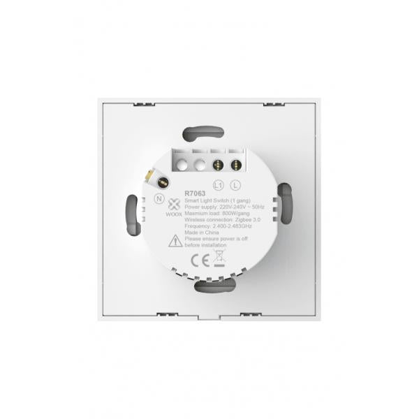 Afbeelding laden in galerijviewer, Woox r7063 smart wall light switch, wifi 2.4ghz, schuko, <= 800w, 10-30m, white
